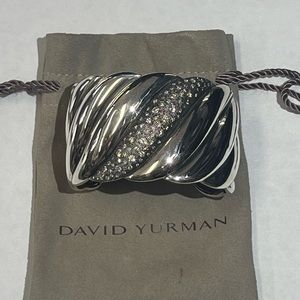 David yurman midnight melange cuff bracelet 1.62ct diamonds $4500 new